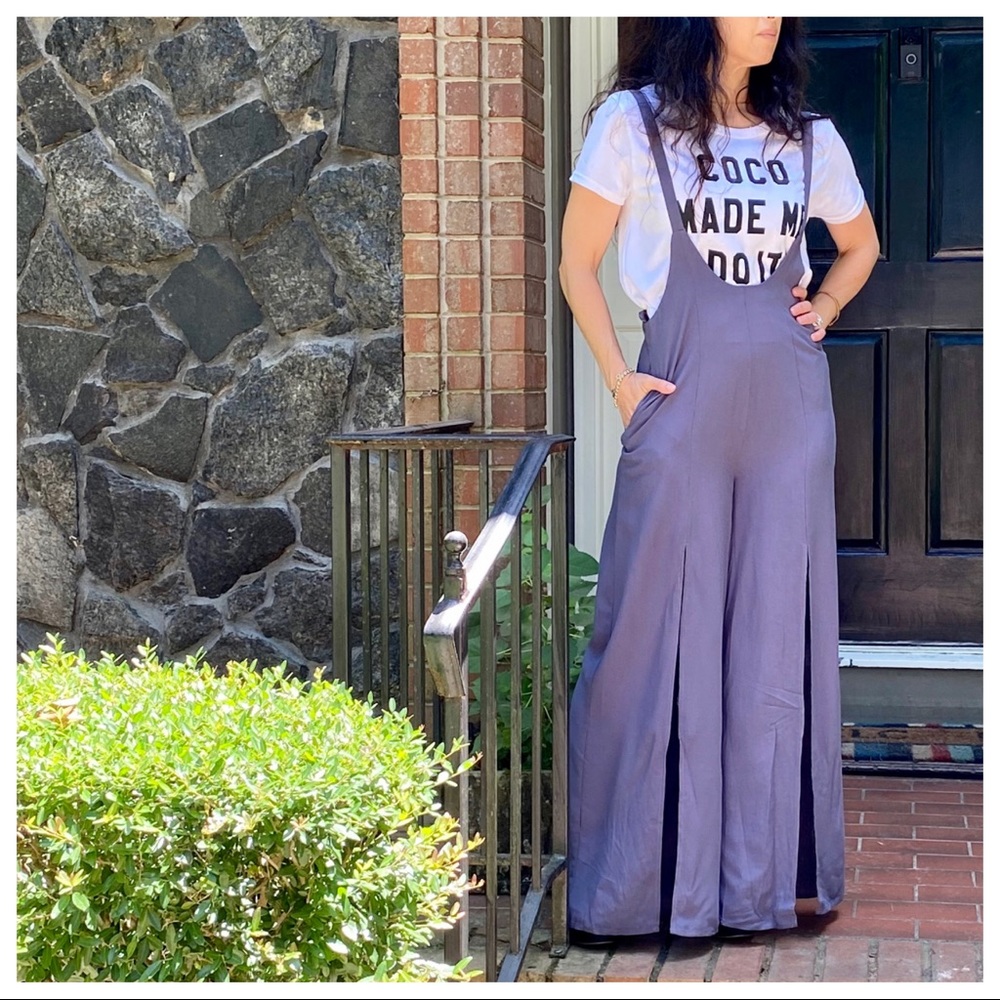 ✨LAST✨BOHEMIAN CHIC SIDE POCKET WIDE LEG JUMPSUIT - Picture 2 of 13